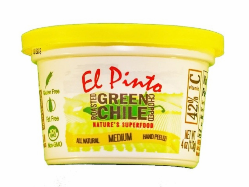 El Pinto Chopped Roasted Green Chile Perspective: front
