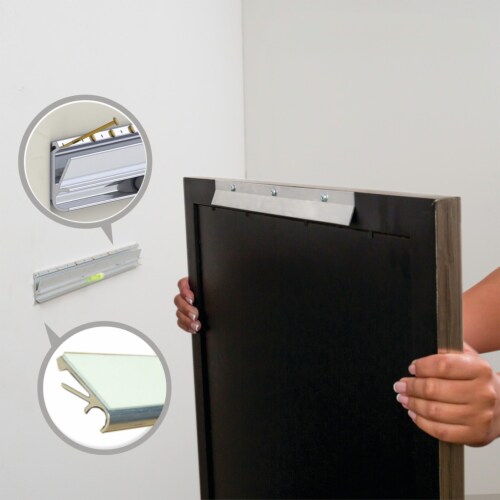 Hangman Silver Apartment Hanger Aluminum 150 lb. - Total Qty: 1; Each Pack Qty: 1 Perspective: front