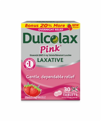 Dulcolax for Women Pink Stimulant Laxative Perspective: front