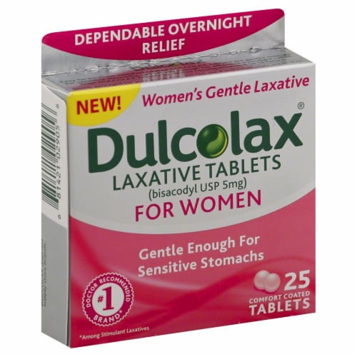 Dulcolax Laxative Bisacodyl USP 5 For Women Perspective: front