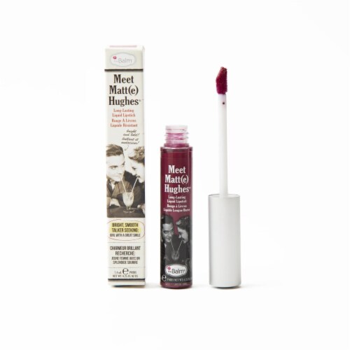 TheBalm Meet Matte Hughes Long Lasting Liquid Lipstick - Romantic Perspective: front