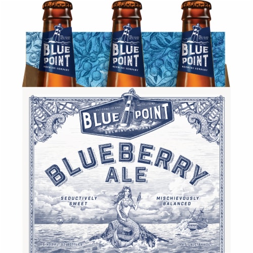 Blue Point Brewing Blueberry Ale, 6 bottles / 12 fl oz Harris Teeter