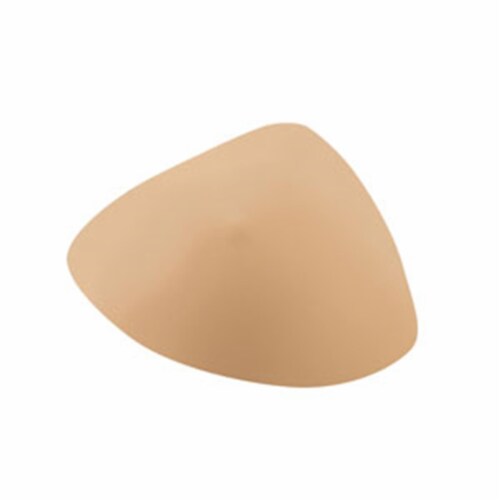 Classique 747 Lightweight Triangle Post Mastectomy Breast Form, Beige - Size 11 Perspective: front