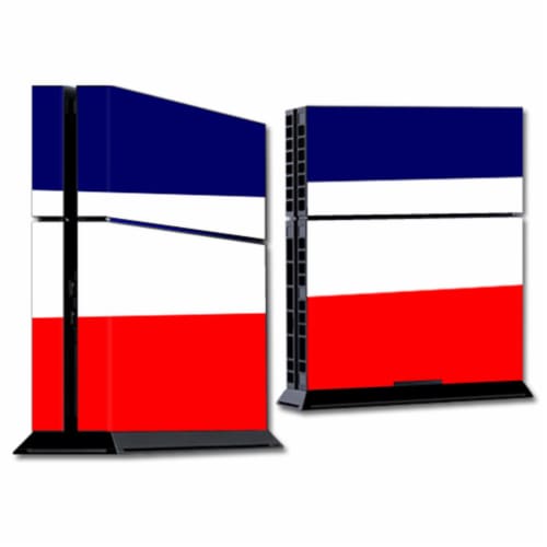 MightySkins SOPS4-France Flag Skin for Sony Playstation 4 PS4 Console Wrap Sticker - France F Perspective: front