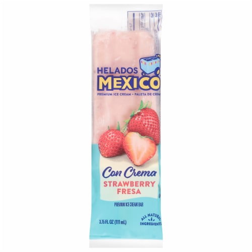 Helados Mexico Strawberry Premium Ice Cream Bar 4 Fl Oz Fry’s Food