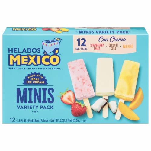 Helados Mexico™ Variety Pack Mini Ice Cream Bars Perspective: front