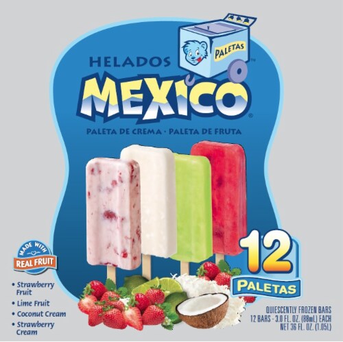 Helados Mexico Paleta De Fruta Variety Pack, 12 ct - QFC