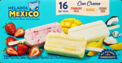 Helados Mexico Premium Ice Cream Bars Value Pack, 16 ct - Food 4 Less