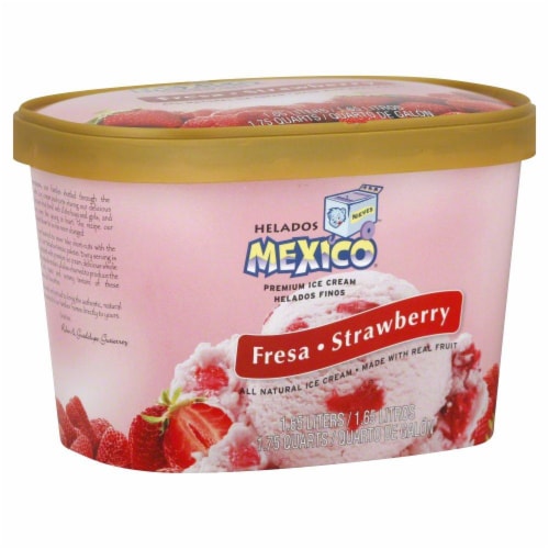 Helados de Mexico Fresa Ice Cream Perspective: front
