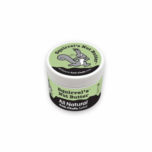 Squirrels Nut Butter 112524 2.0 oz All Natural Anti-Chafe Salve Tub Perspective: front