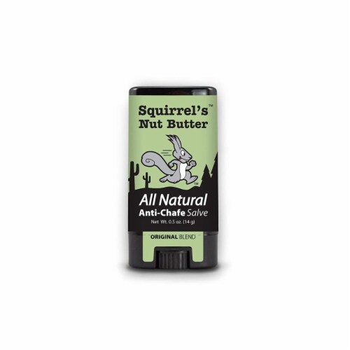 Squirrels Nut Butter 112522 0.5 oz All Natural Anti Chafe Salve - Stick Applicator Perspective: front