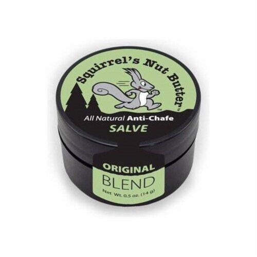 Squirrels Nut Butter 112525 0.5 oz All Natural Anti Chafe Salve Tub Perspective: front