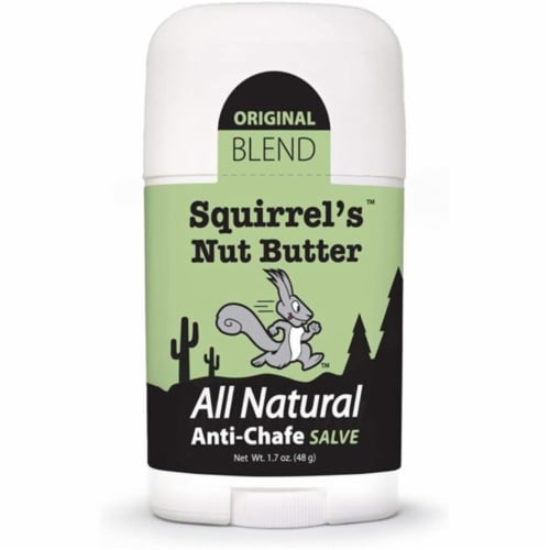 Squirrels Nut Butter 112521 1.7 oz All Natural Anti Chafe Salve - Stick Applicator Perspective: front