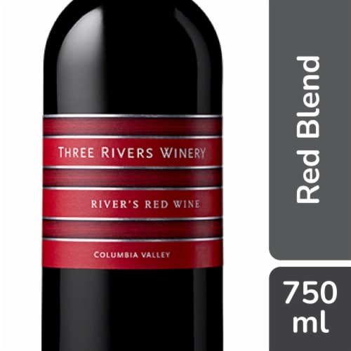 Three Rivers Winery River's Red Blend Washington Wine Perspective: front