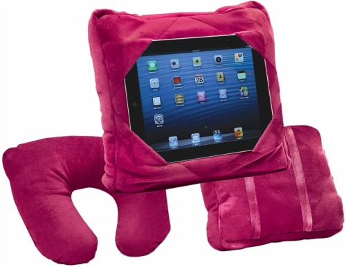 3 In 1 Gogo Pillow Tablet Holder Comfortable Travel Pillow Tablet Pillow Burgundy 1 QFC