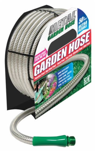 Metal Garden Hose As Seen on TV 3/8 in. Dia. x 50 ft. L All