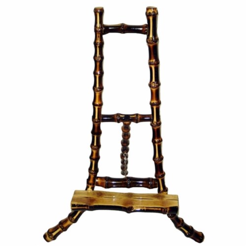 Bamboo54 1826 Bamboo Root Easel Burnt Perspective: front