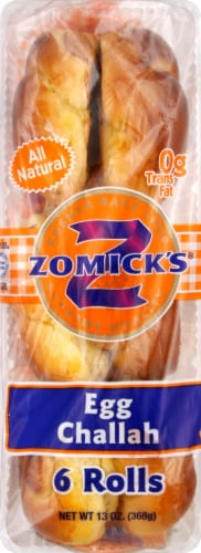 Zomick's® All Natural Egg Chalah Rolls Perspective: front