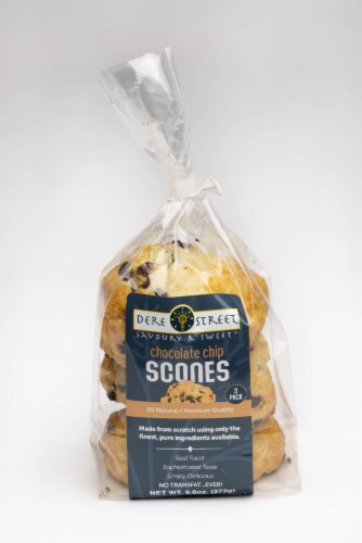 Dere Street® Chocolate Chip Drop Scones Perspective: front
