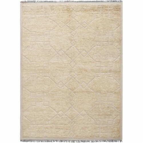 Safavieh TOB531A-9 9 x 12 ft. Thomas O Brien Rectangle Rug, Bleach & White Perspective: front