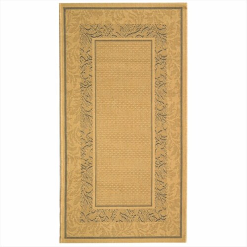 Safavieh CY1704-3101-4 4 Ft. x 5 Ft. - 7 In. Small Rectangle- Indoor - Outdoor Courtyard Natu Perspective: front