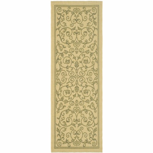 Safavieh CY2098-1E01-27 2 Ft. - 4 In. x 6 Ft. - 7 In. Runner- Indoor - Outdoor Courtyard Natu Perspective: front
