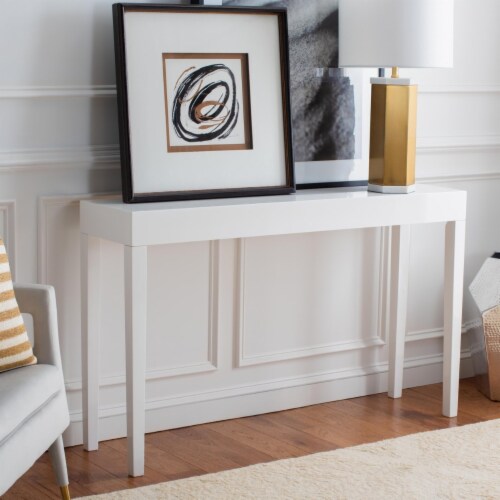 White clearance lacquer console