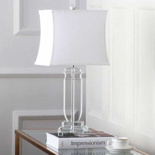 SAFAVIEH Olympia Crystal Table Lamp (Set of 2) | Crystal | Perspective: front