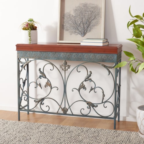 SAFAVIEH Cynthia Console Table Brown 55.1