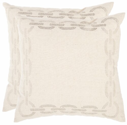Safavieh Sibine Pillow Set - Grey Perspective: front