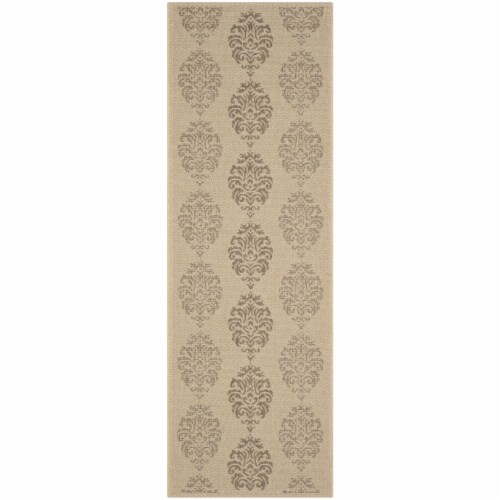 Safavieh CY2720-3001-27 2 Ft. - 4 In. x 6 Ft. - 7 In. Runner- Indoor - Outdoor Courtyard Natu Perspective: front