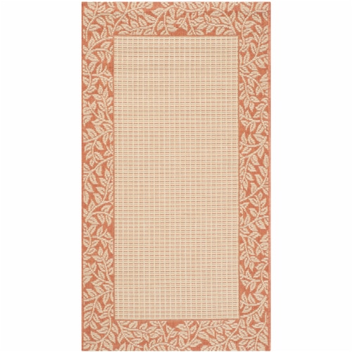 Safavieh CY0727-3201-3 2 Ft. - 7 In. x 5 Ft. Small Rectangle- Indoor - Outdoor Courtyard Natu Perspective: front