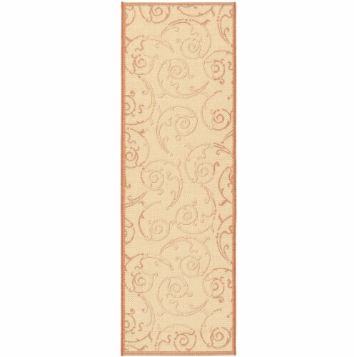 Safavieh CY2665-3201-27 2 Ft. - 4 In. x 6 Ft. - 7 In. Runner- Indoor - Outdoor Courtyard Natu Perspective: front