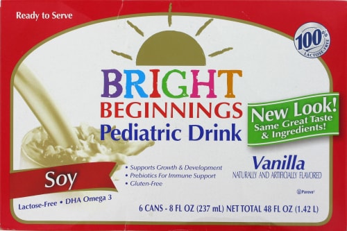 Bright Beginnings Soy Vanilla Pediatric Drink Perspective: front