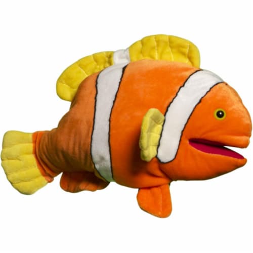 Sunny Toys NP8131 16 In. Tropical Fish - Anemone Clown- Animal Puppet Perspective: front