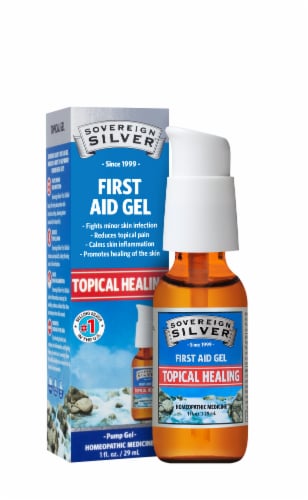 Sovereign Silver First Aid Gel Perspective: front