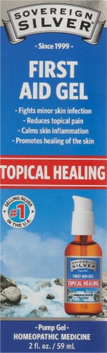 Natural Immunogenics  Sovereign Silver® First Aid Gel Perspective: front