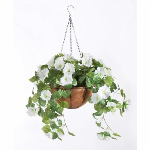 ATT Southern 259808 10 in. Weave Hang Basket, Light Terra Cotta Perspective: front