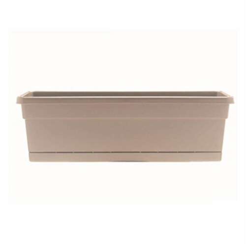 ATT Southern 257346 24 in. Riverl Planter, Taupe Perspective: front