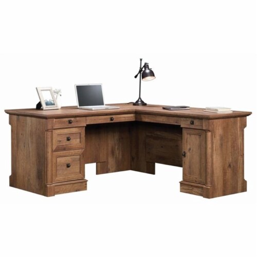 L shaped vintage deals desk