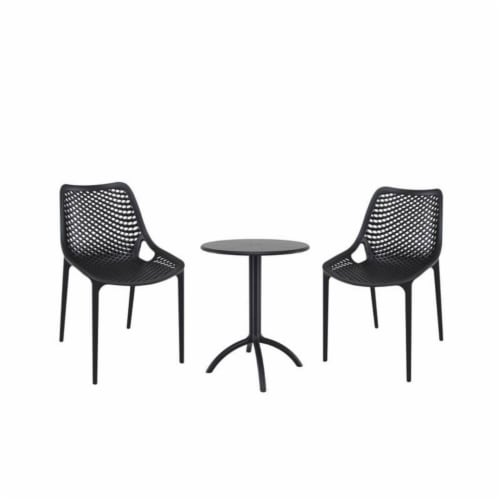 bistro set in front of house