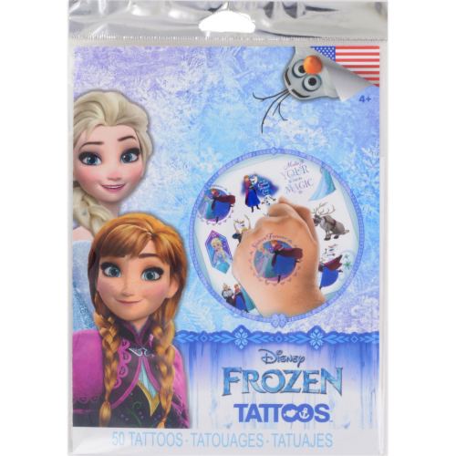 Savvi Disney Frozen Girls Tattoos Perspective: front