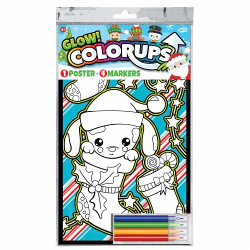 Savvi Glow Colorups Holiday Poster Perspective: front