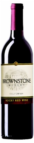 Brownstone Winery Rocky Red Wine Perspective: front