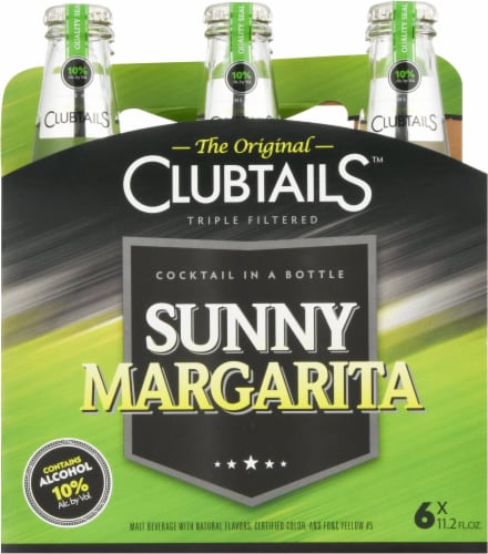 Clubtails™ Sunny Margarita Malt Beverage Perspective: front