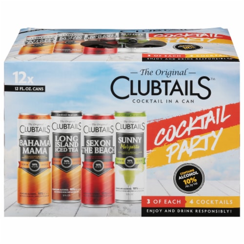 Clubtails™ Cocktail Party Variety Pack, 12 pk / 12 fl oz Kroger