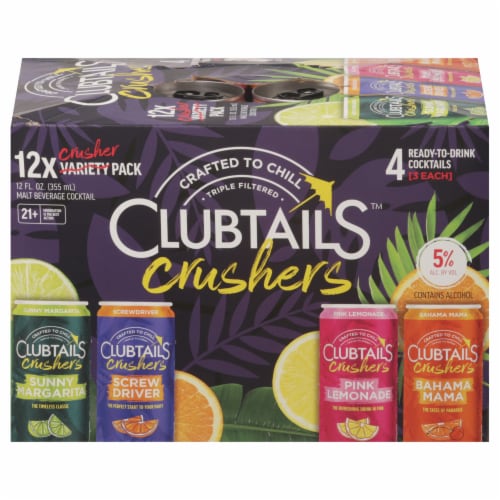 Clubtails™ Crushers Variety Pack Perspective: front