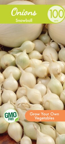 Garden State Bulb Onion Sets Snowball Seeds Perspective: front