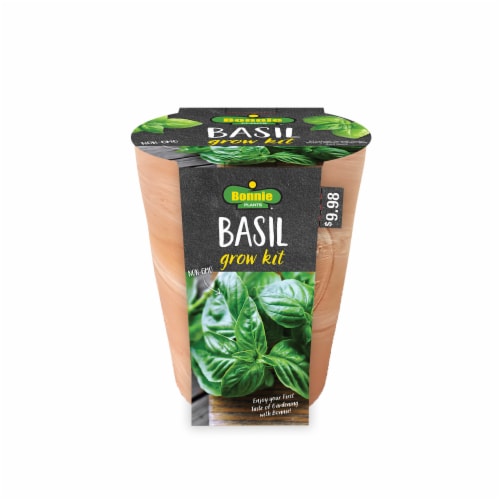 Bonnie Plants Basil Seeds Growing Kit Perspective: front
