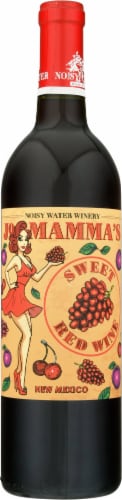 Noisy Water Winery Sweet New Mexico Red Wine Perspective: front